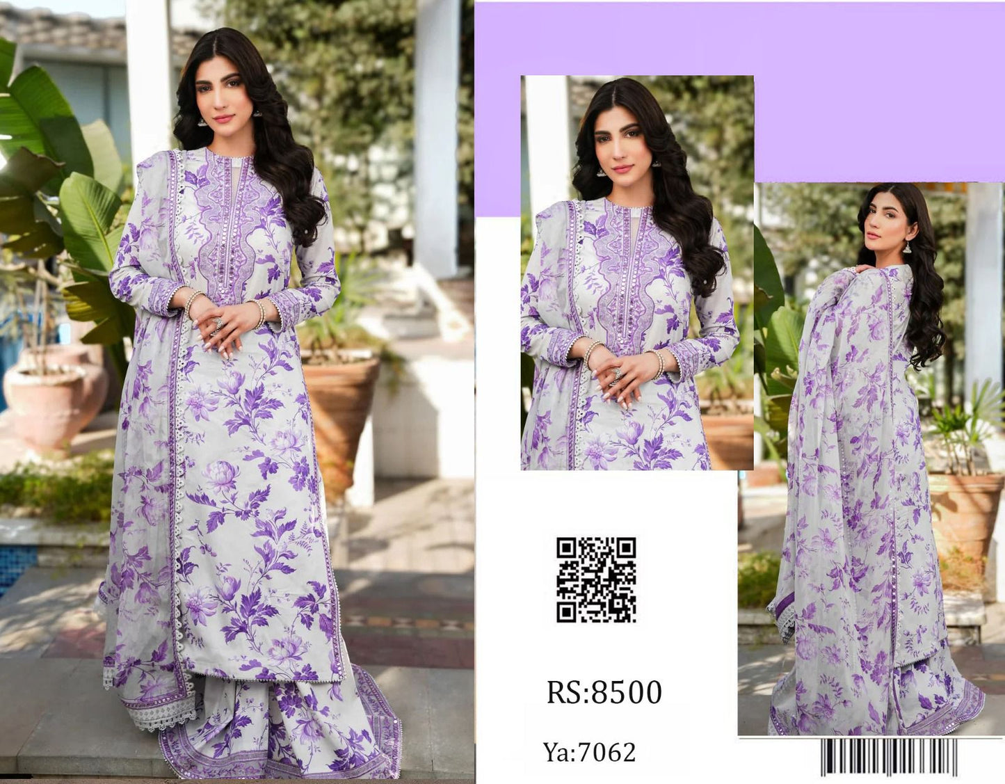 Lawn 3pc 90/88