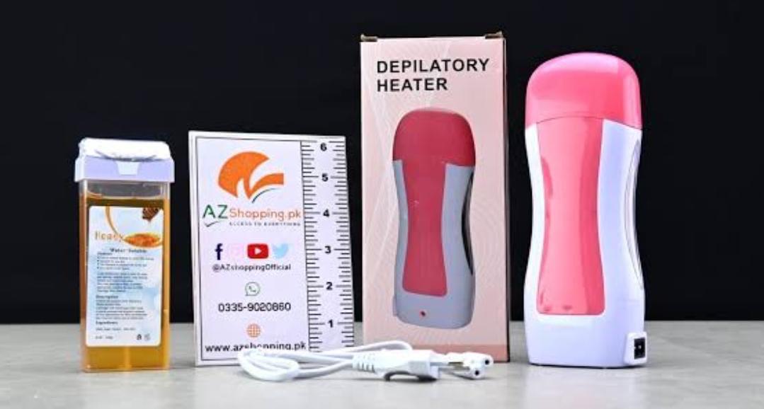 3 In 1 Depilatory Hair Removal Wax Heating Machine With Strips & Original Wax