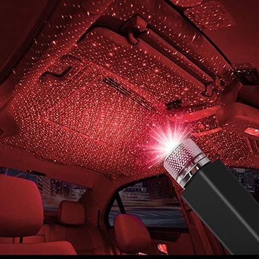 Night light projector for car interior.
