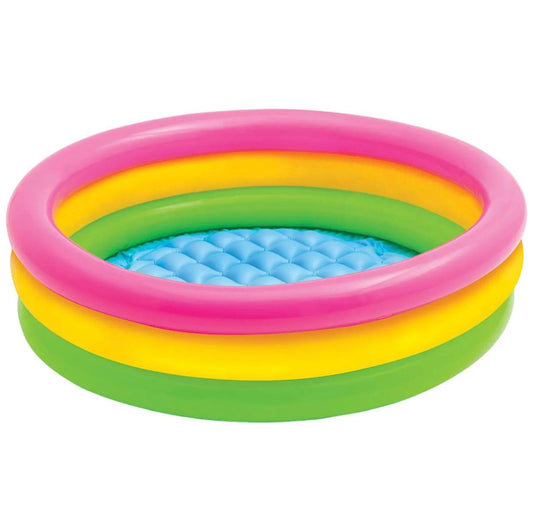Inflatable Swimming Pool For Kids Rainbow Sunset Glow Pool