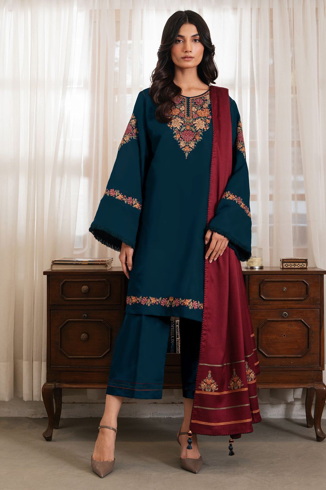 03PCS UNSTITCHED SUIT