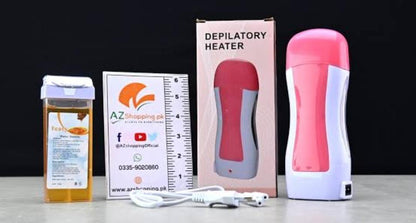 3 In 1 Depilatory Hair Removal Wax Heating Machine With Strips & Original Wax